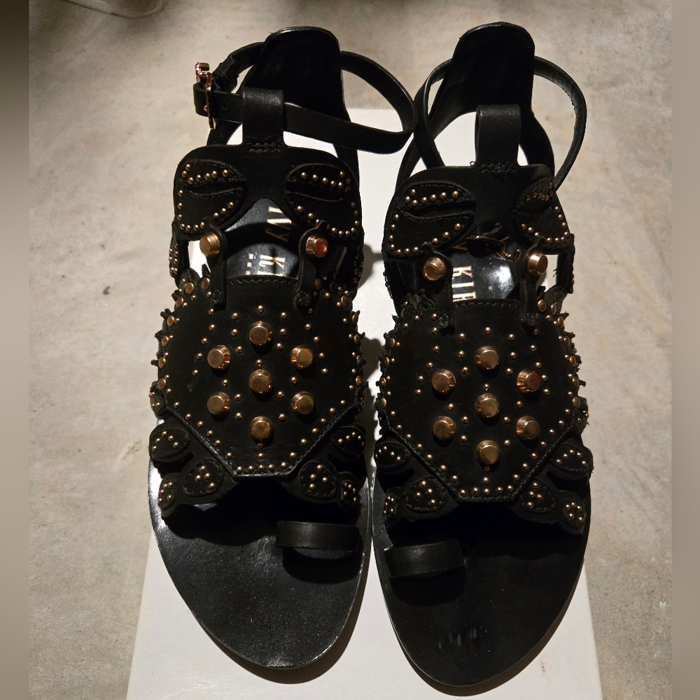 Ivy Kirzhner leather gladiator sandals